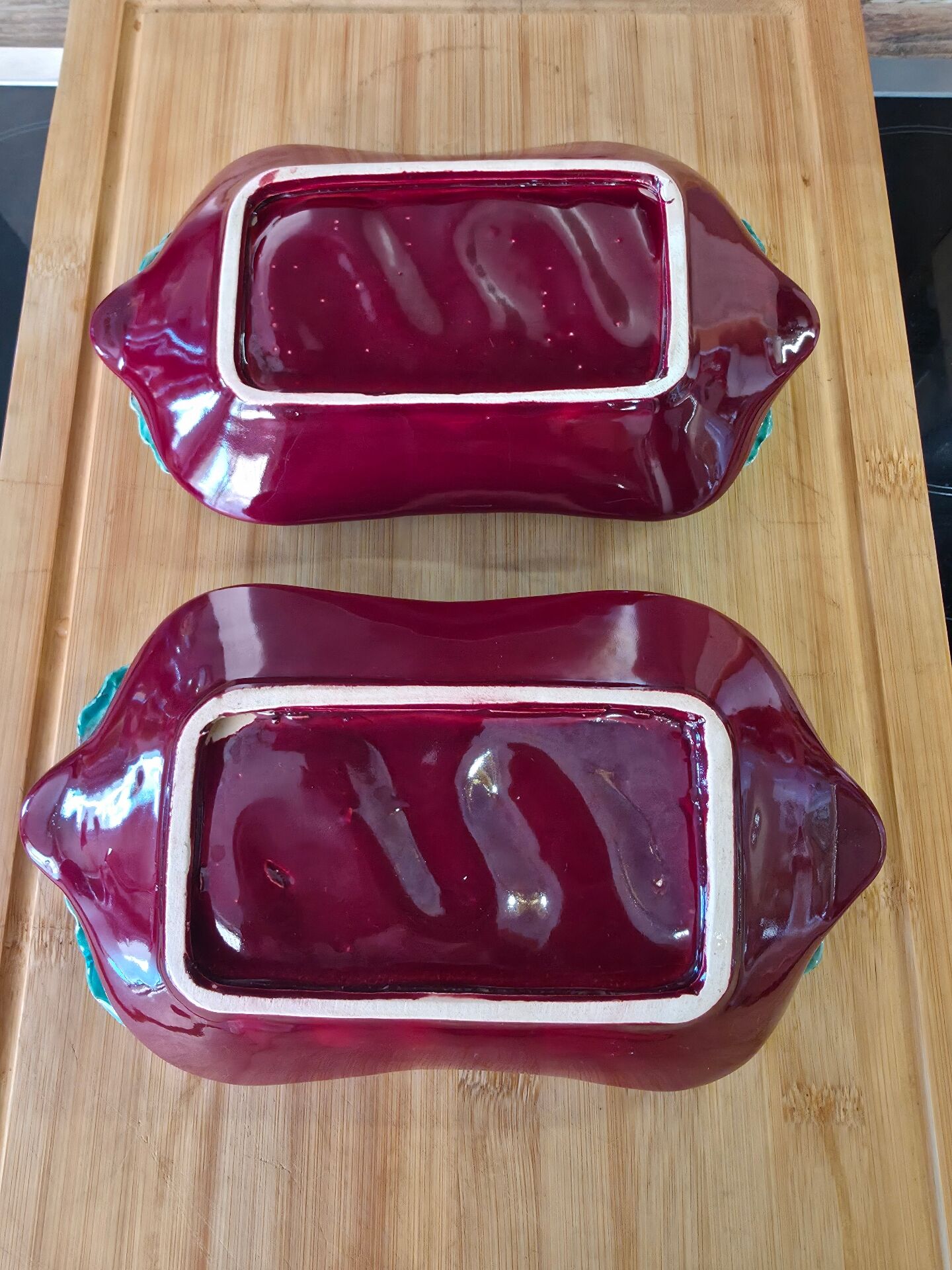 Duo Plateau en Barbotine – Trompe-l’Œil Vintage vallauris