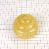 Round yellow Clichy glass lampshade