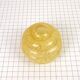 Round yellow Clichy glass lampshade