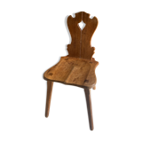 Alpine chair in vintage solid oak