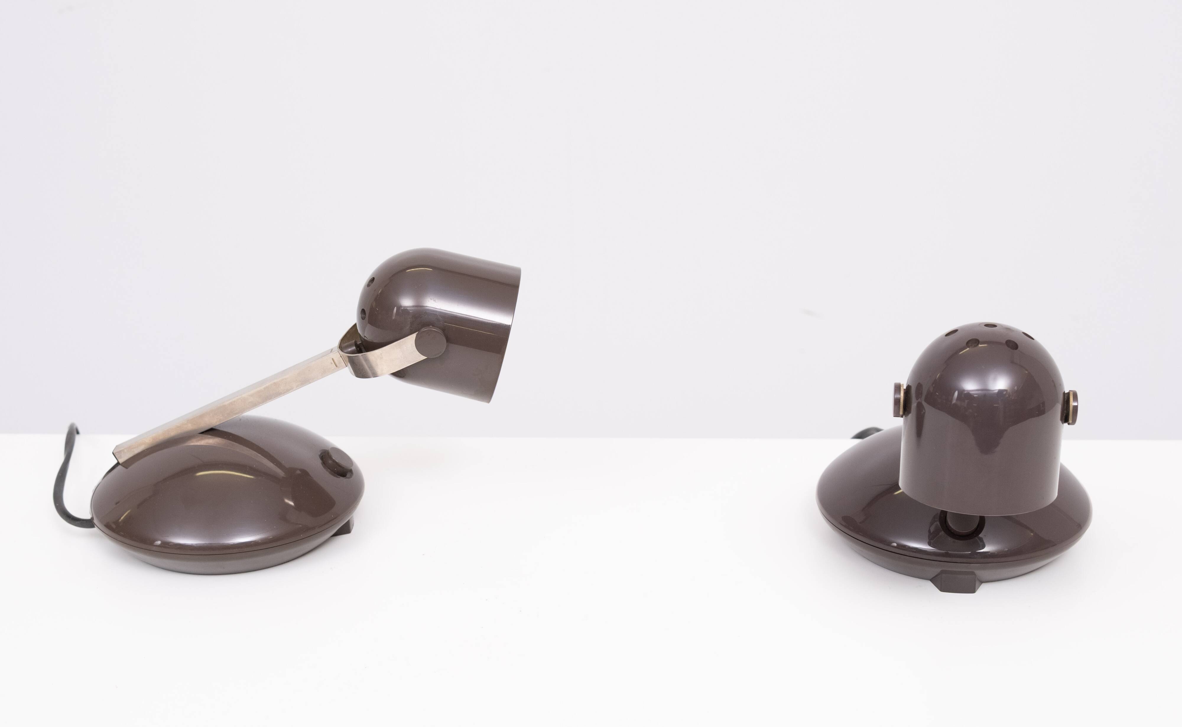 set Telescope German Table Lamps by Eichhof 1970s