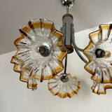 Italian design chandelier Mazzega 70s