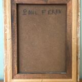 Oil painting on canvas signed Paul Feron