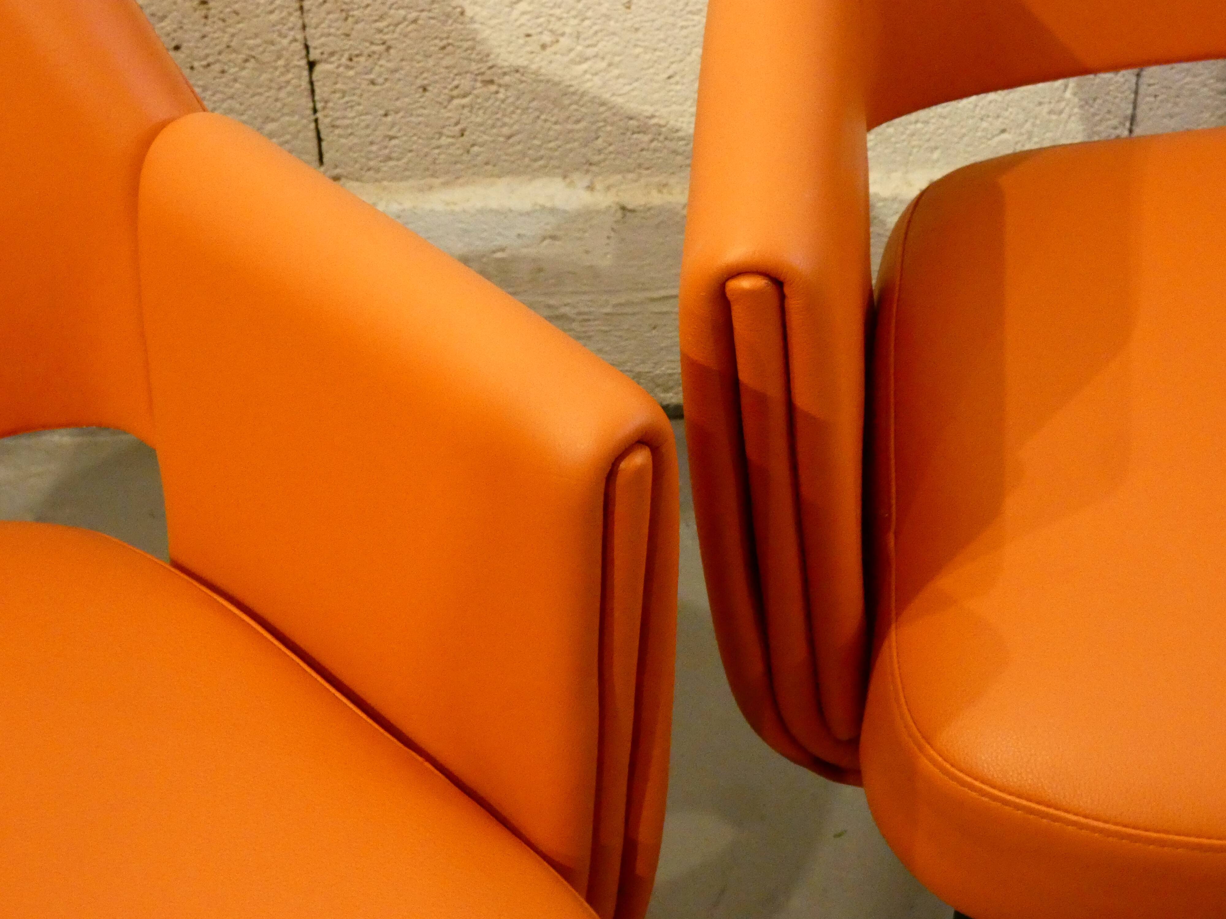 Armchairs model "Deauville", design by Marc and Pierre Simon, published by Airborne