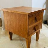 Art Deco oak bedside table from the early 20th century