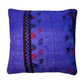 Vintage turkish kilim cushion cover 45 x 45 cm