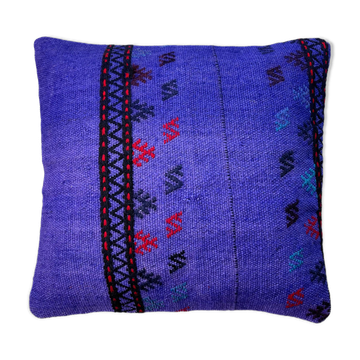 Vintage turkish kilim cushion cover 45 x 45 cm