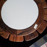 Wooden 70s sun mirror 52cm
