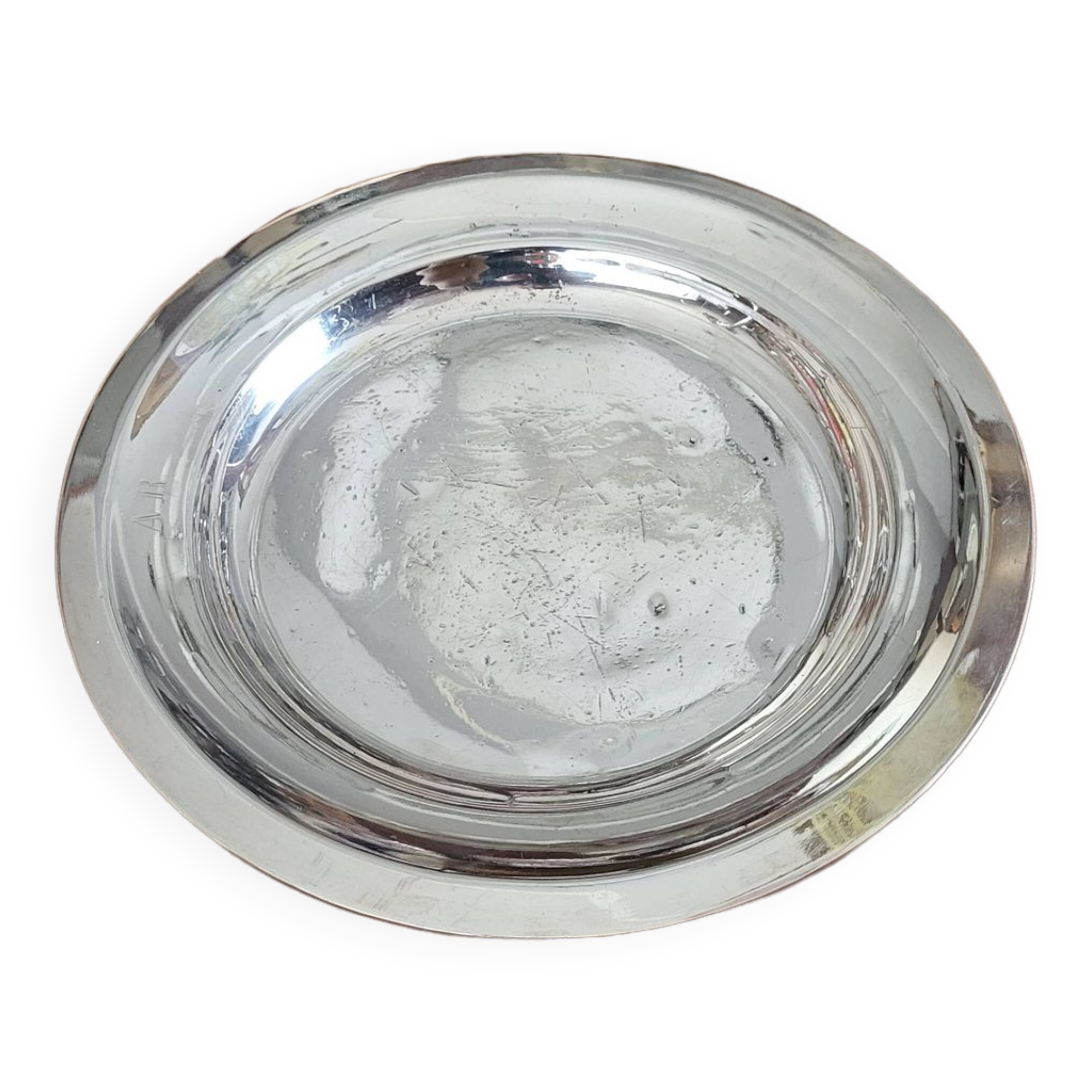 Plat en métal argenté  Christofle
