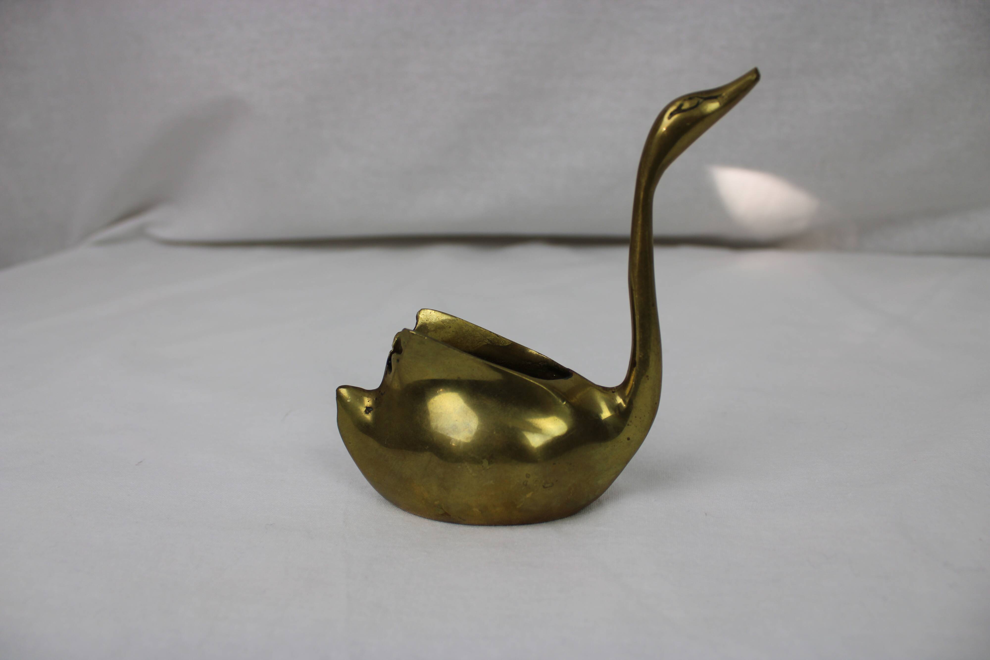Brass swan