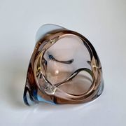 Ashtray Skrdlovice Art Glass, Czech 1960s