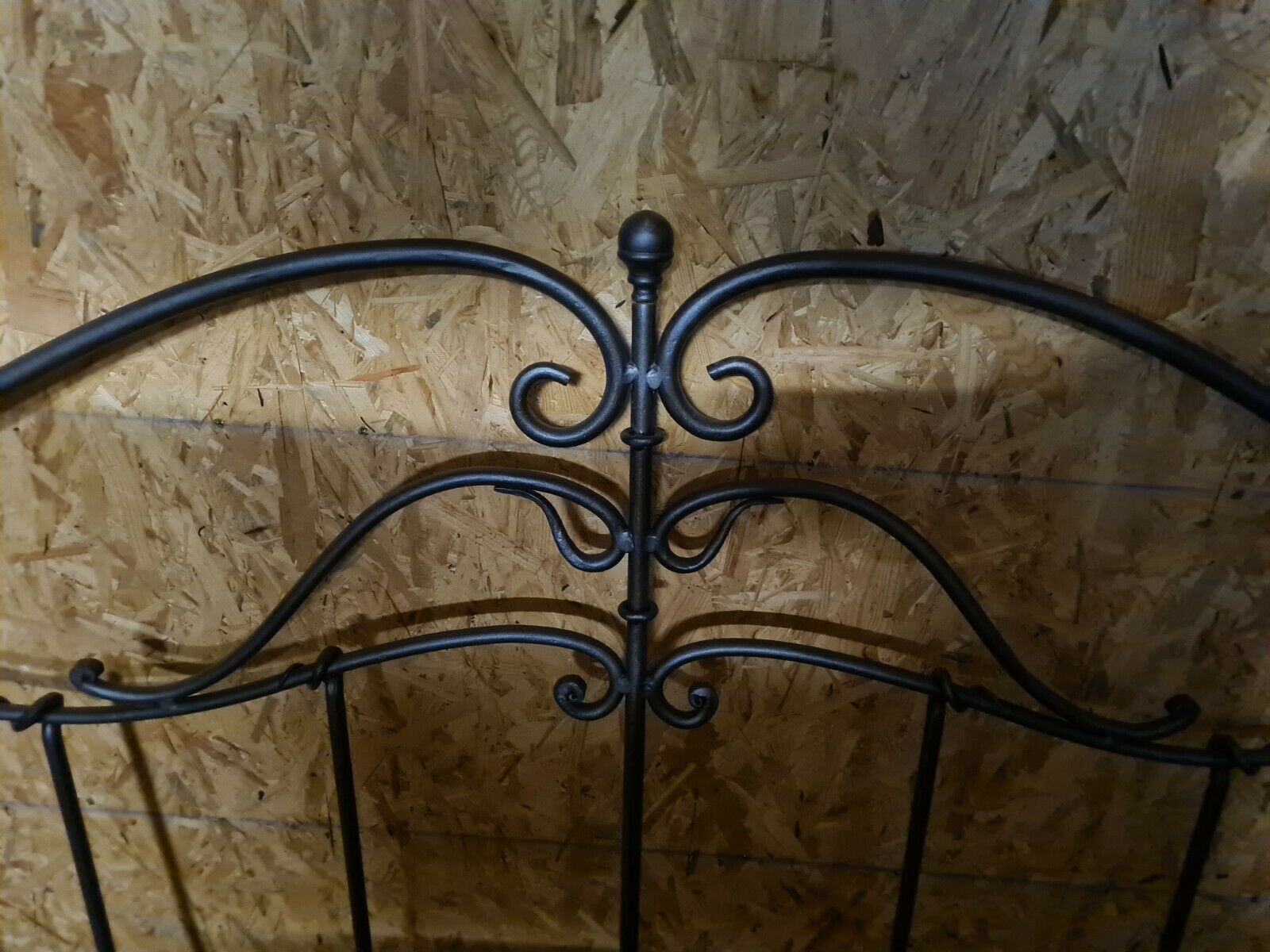 Wrought-iron headboard