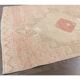 Vintage Turkish Hand-Knotted Beige Peach Runner Rug 89x330