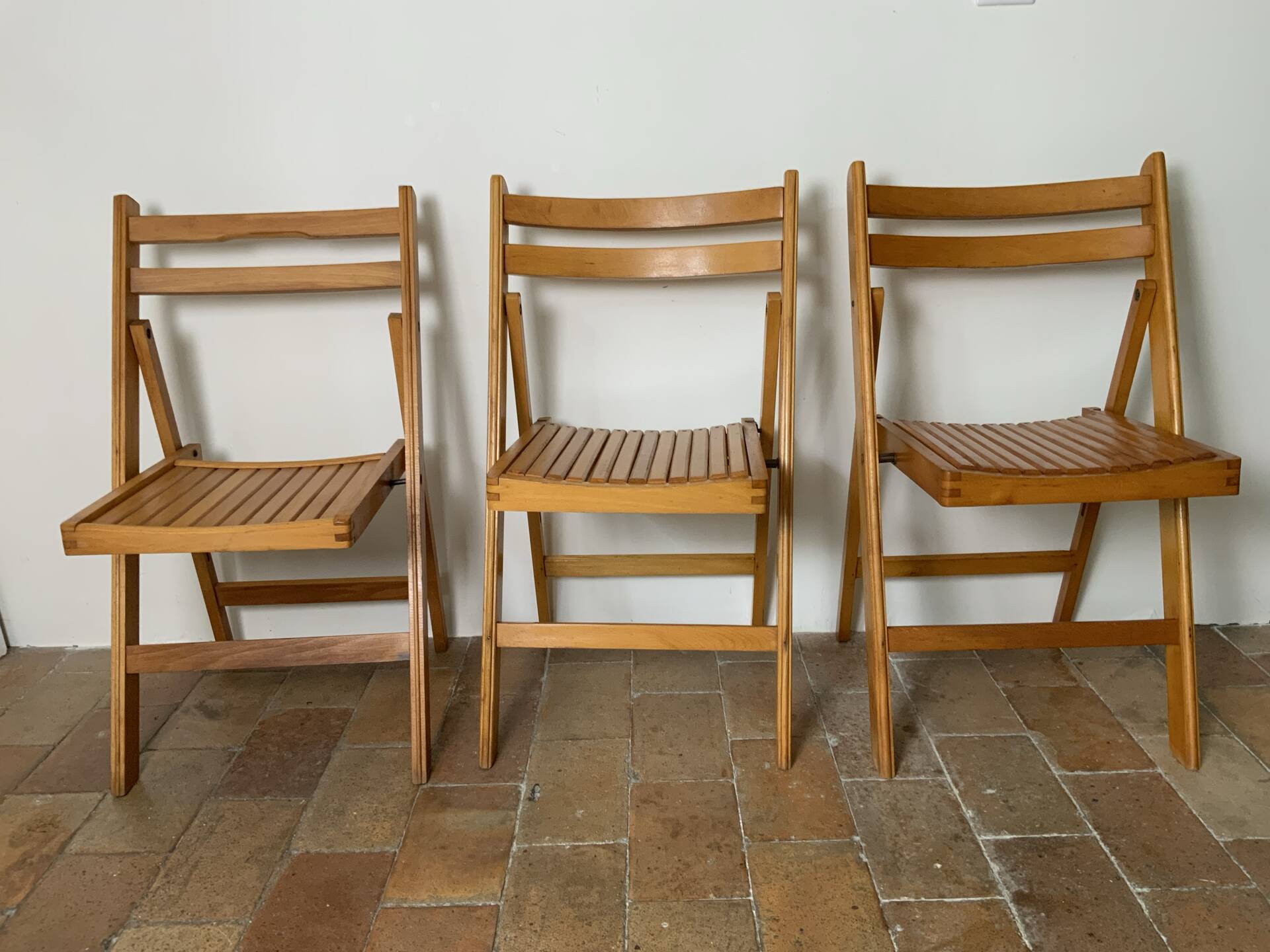 Trio de chaises pliantes 70´