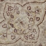 5x9 Vintage Brown Cream Classic Turkish Rug, 165x284Cm