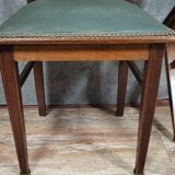 Set of four English Art Nouveau mahogany chairs circa 1900