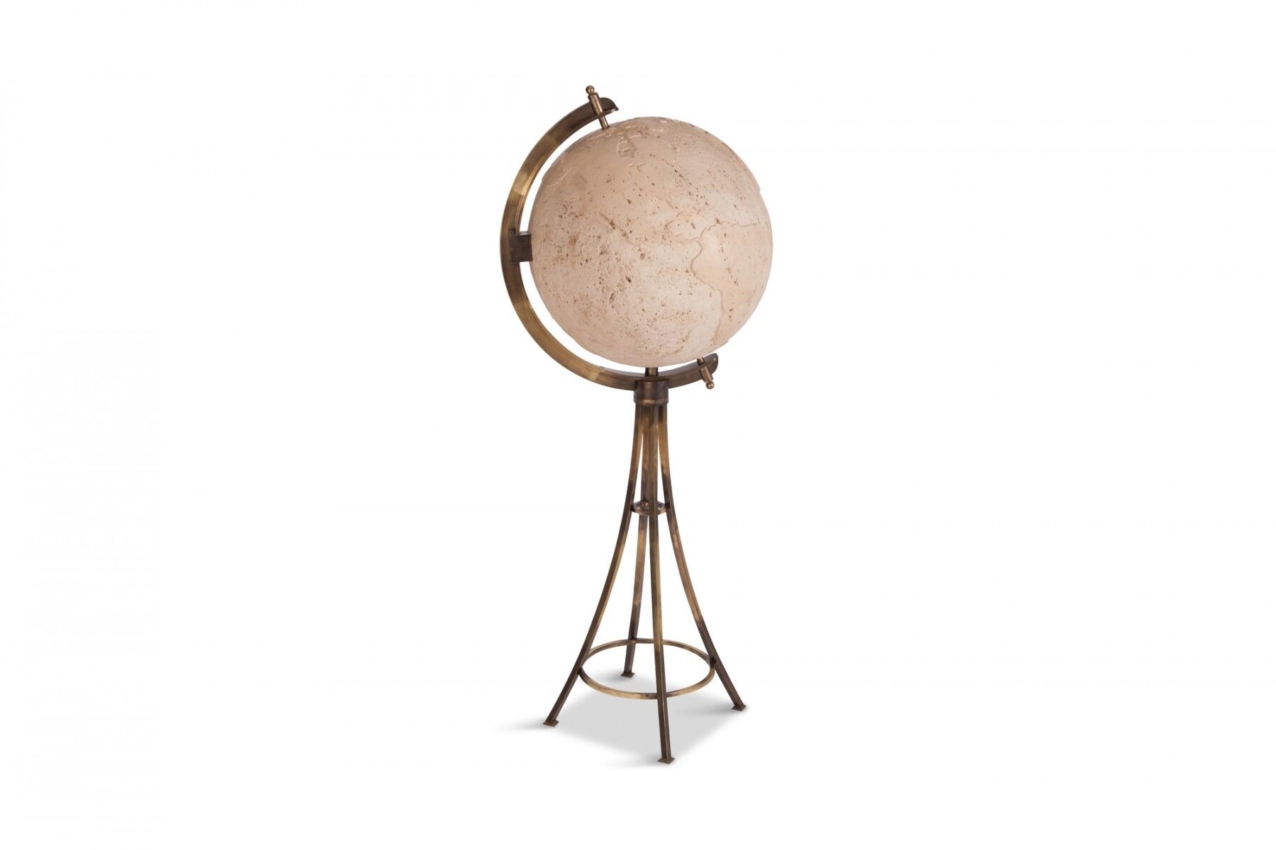 Globe bar  in brass, 1980