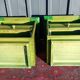 Pair of rattan bedside tables