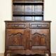 Vaisselier style louis xv en bois massif vers 1950