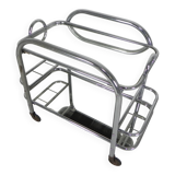 Art Deco serving trolley, chrome-plated, 1920s
