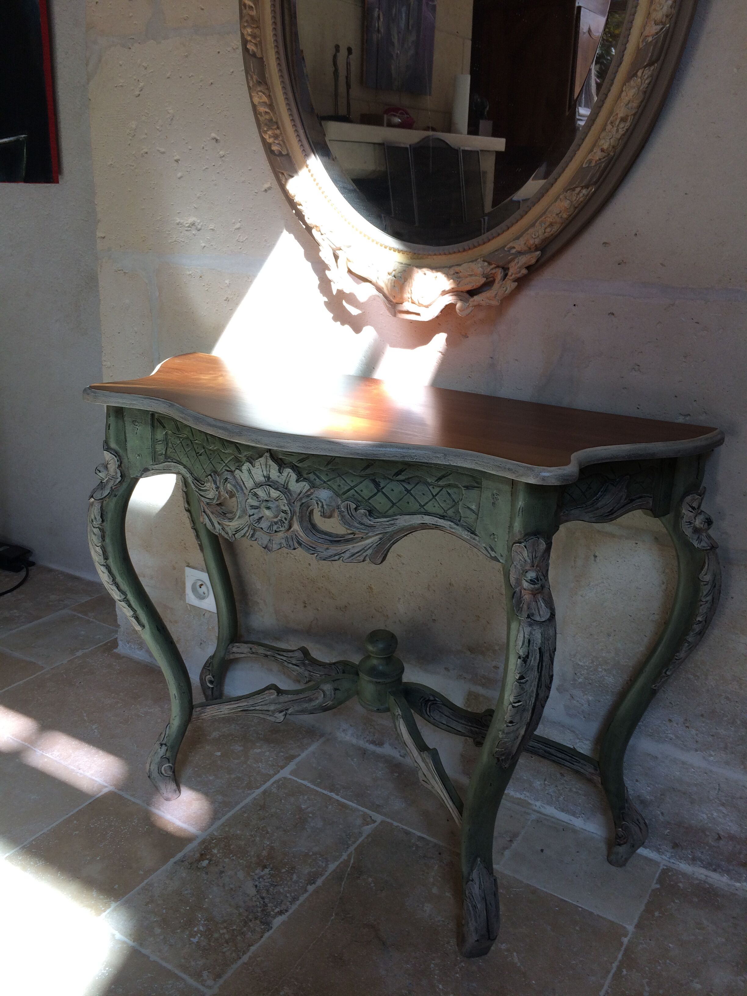 Louis XV-style console