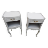 Pair of gray bedside tables