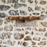 Antique wooden coat hook