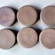 6 stoneware plates from Ratilly / J&N Pierlot / Puisaye