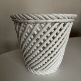 Ceramic pot cover from Bassano 1960 numbered Italian work