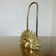 Letter holder "sun" brass 60s 70s