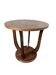 table guéridon vintage en marqueterie