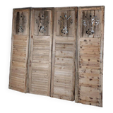Fir shutters x 4