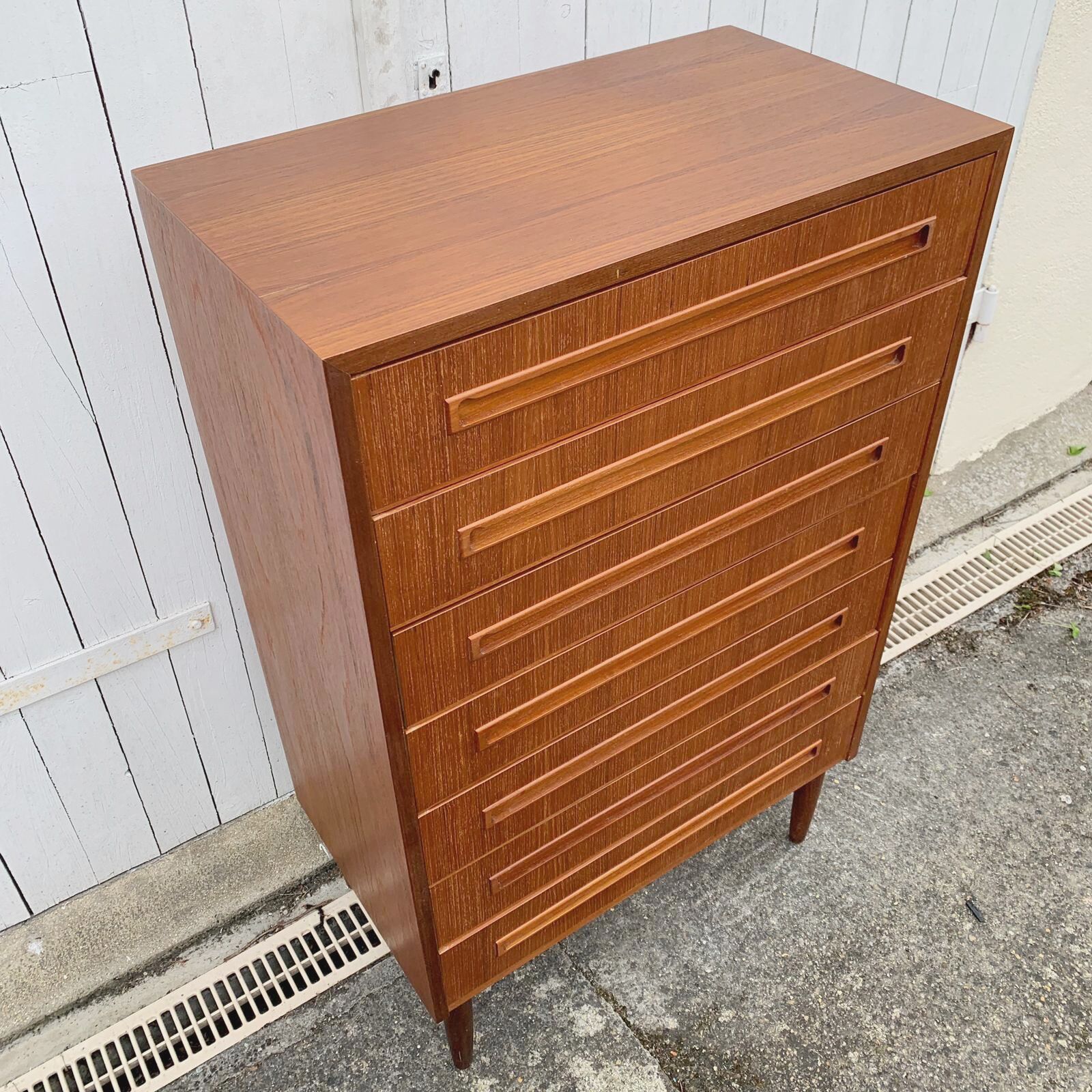 Scandinavian teak chiffonnier of the years 60