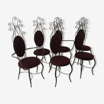 4 Chairs and 2 dining room chairs