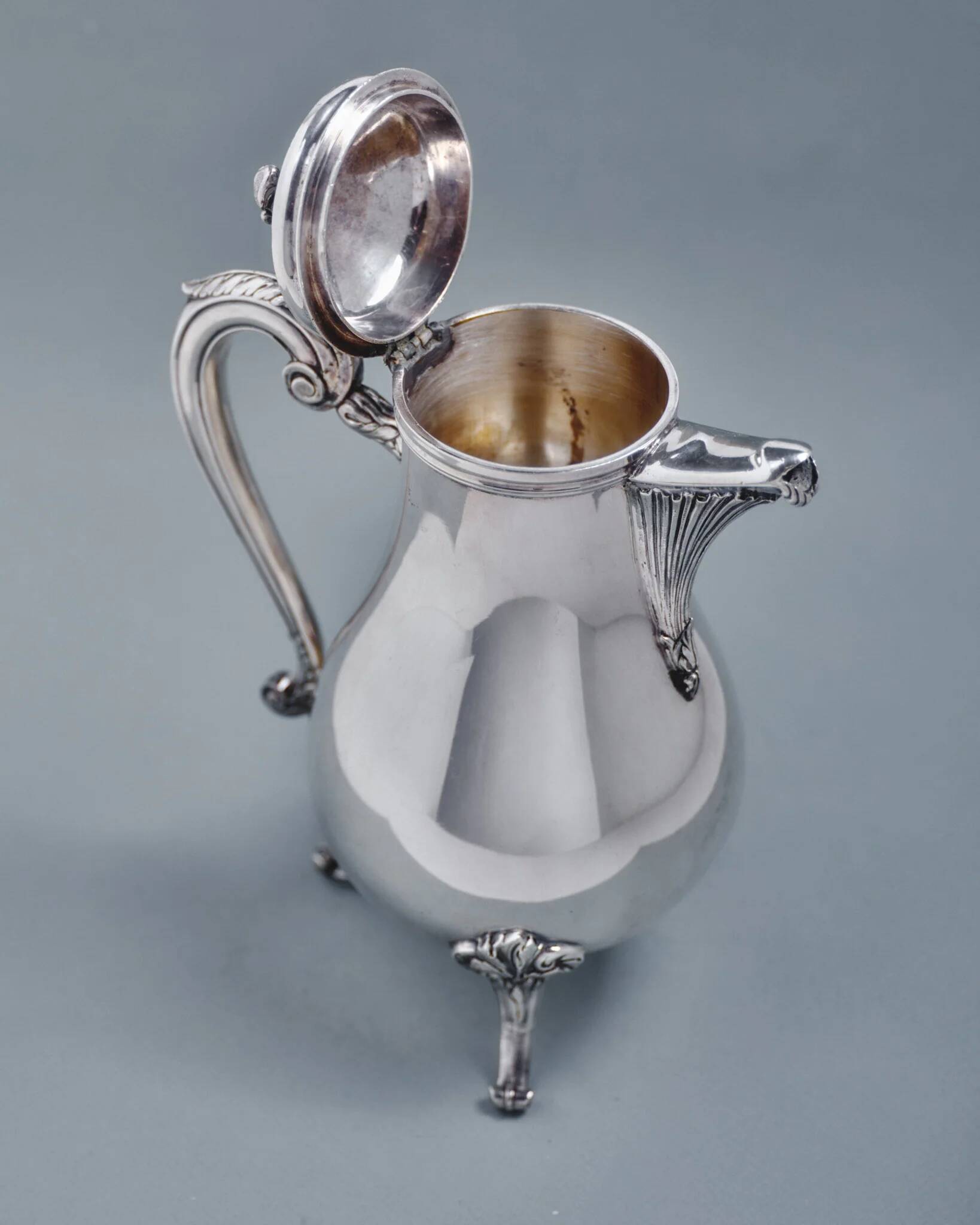 Silver-plated metal teapot, Christofle