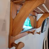 Vintage 1950s wall coat rack