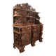 Important Renaissance-style walnut buffet from the 19th century.