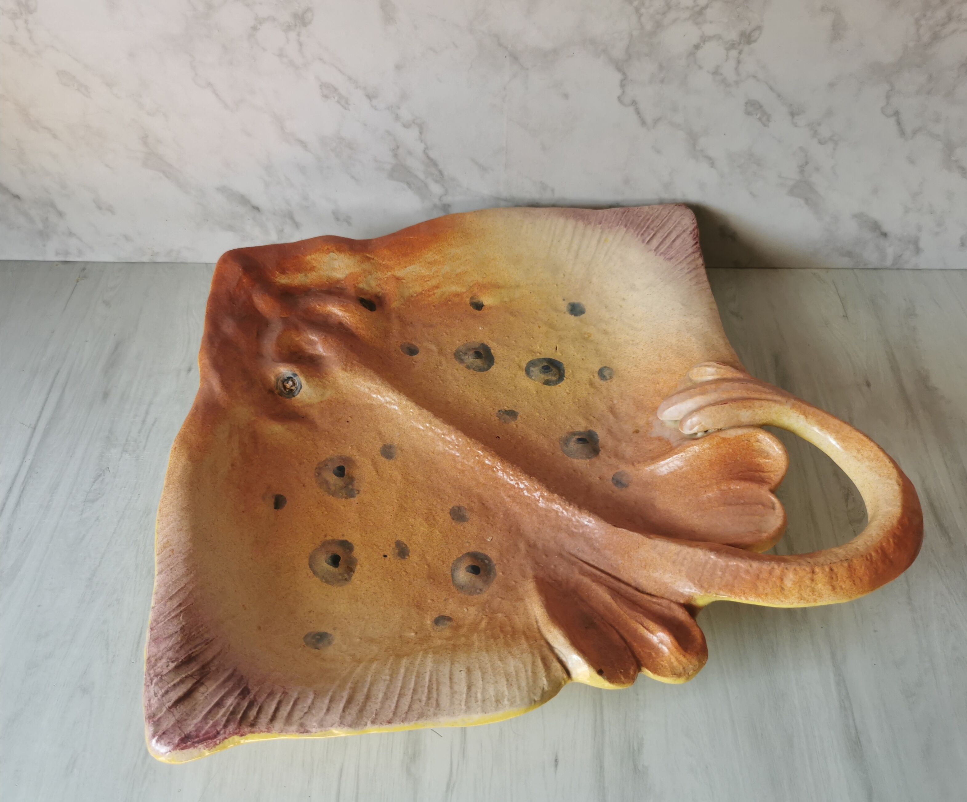 Zoomorphic dish ray