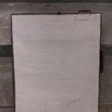 Mirror around leather 43x53cm