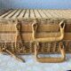 Wicker suitcase
