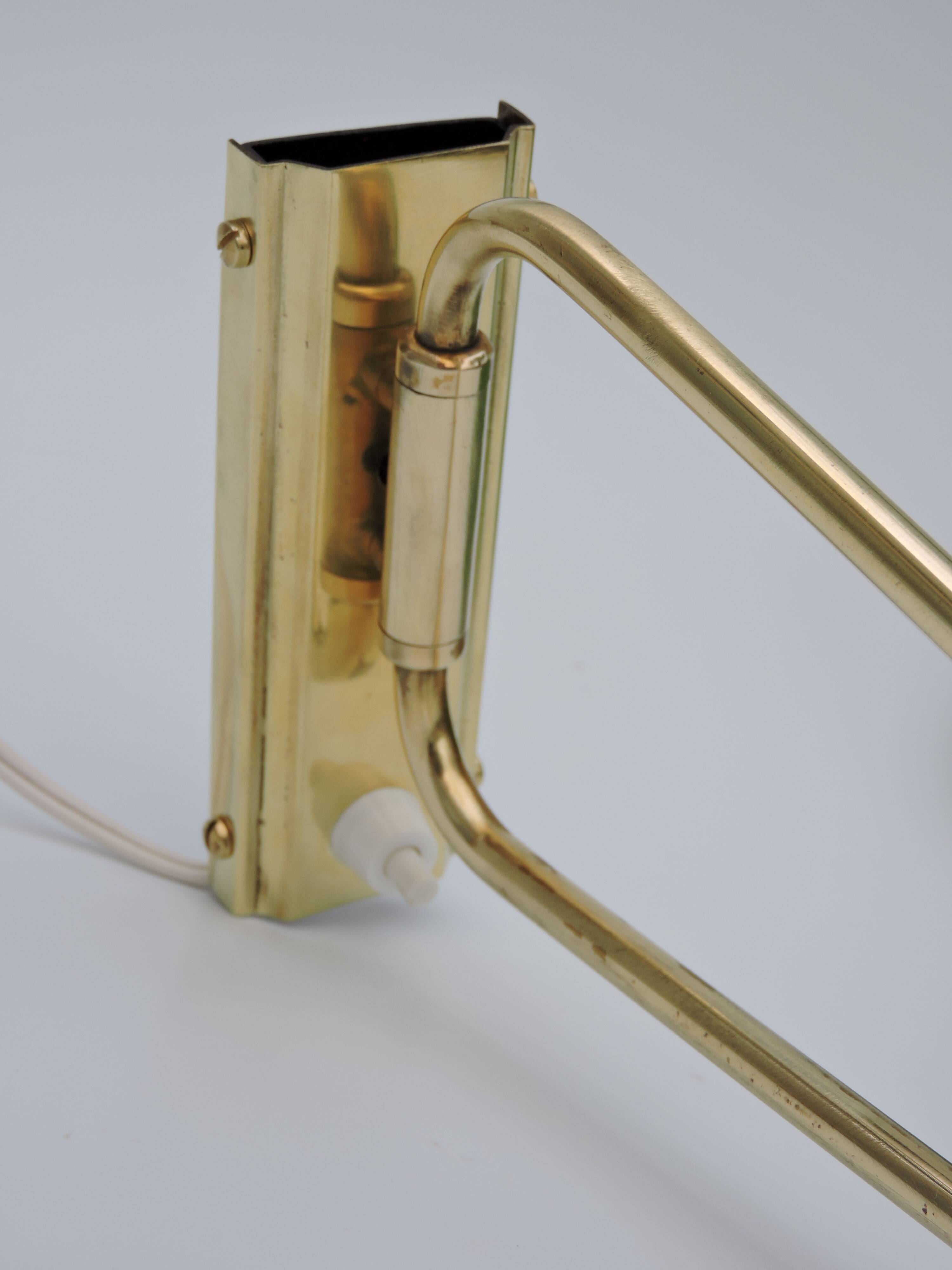 Diabolo wall lamp by René Mathieu, 1950