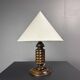 Midcentury French brutalist table lamp in the style of Charles Dudouyt, 50s