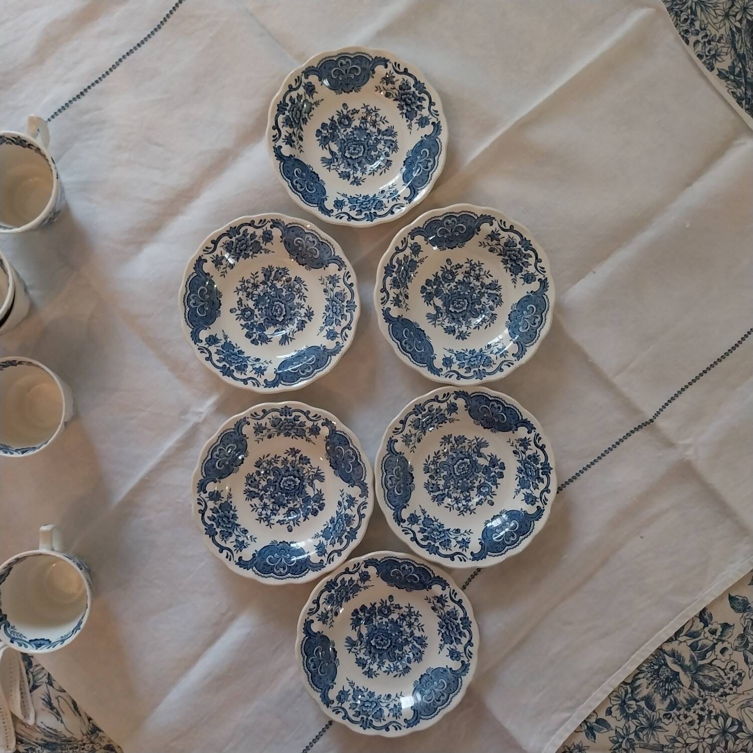 Ridgway English Cups and Saucers