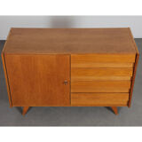 Vintage oak storage by Jiri Jiroutek, model U-458, 1960