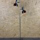 1960s 1970s Floor Lamp in Metal Space Age Design Mid Century