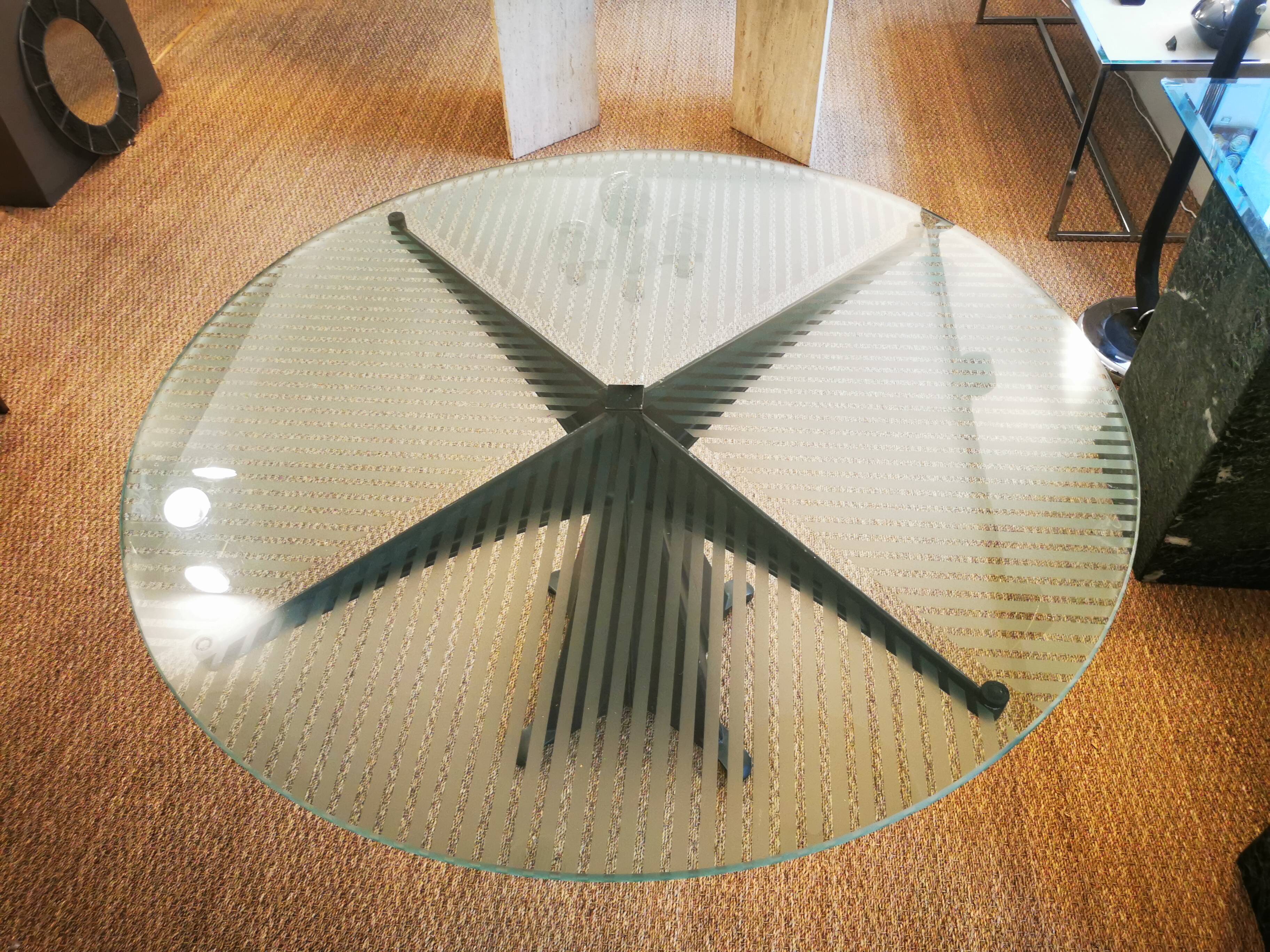 "Alada" designer dining table, Oscar TUSQUETS - 1980s
