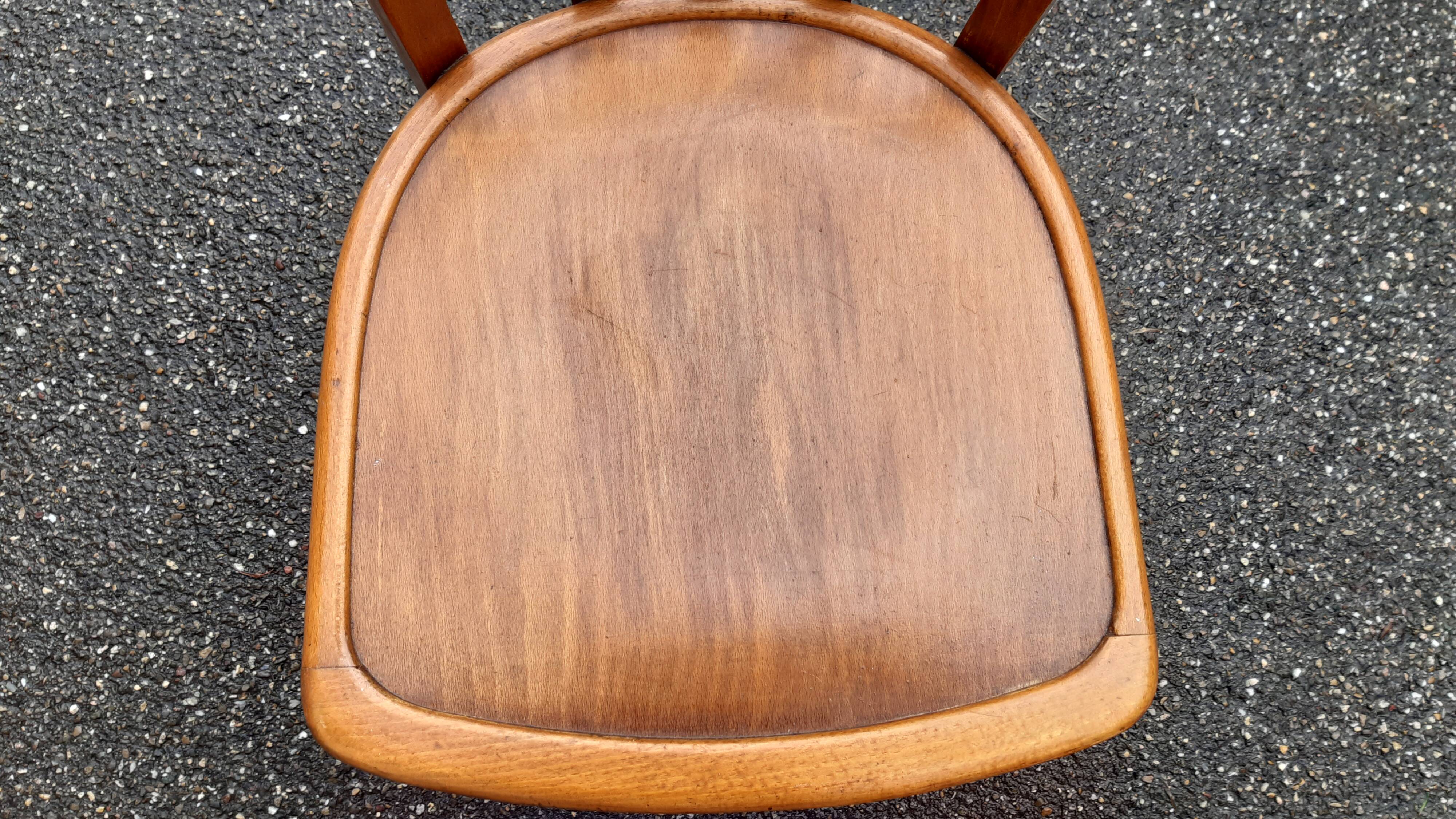 Paire de chaises bistrot années 60