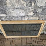 19th century mercury mirror patinated trumeau