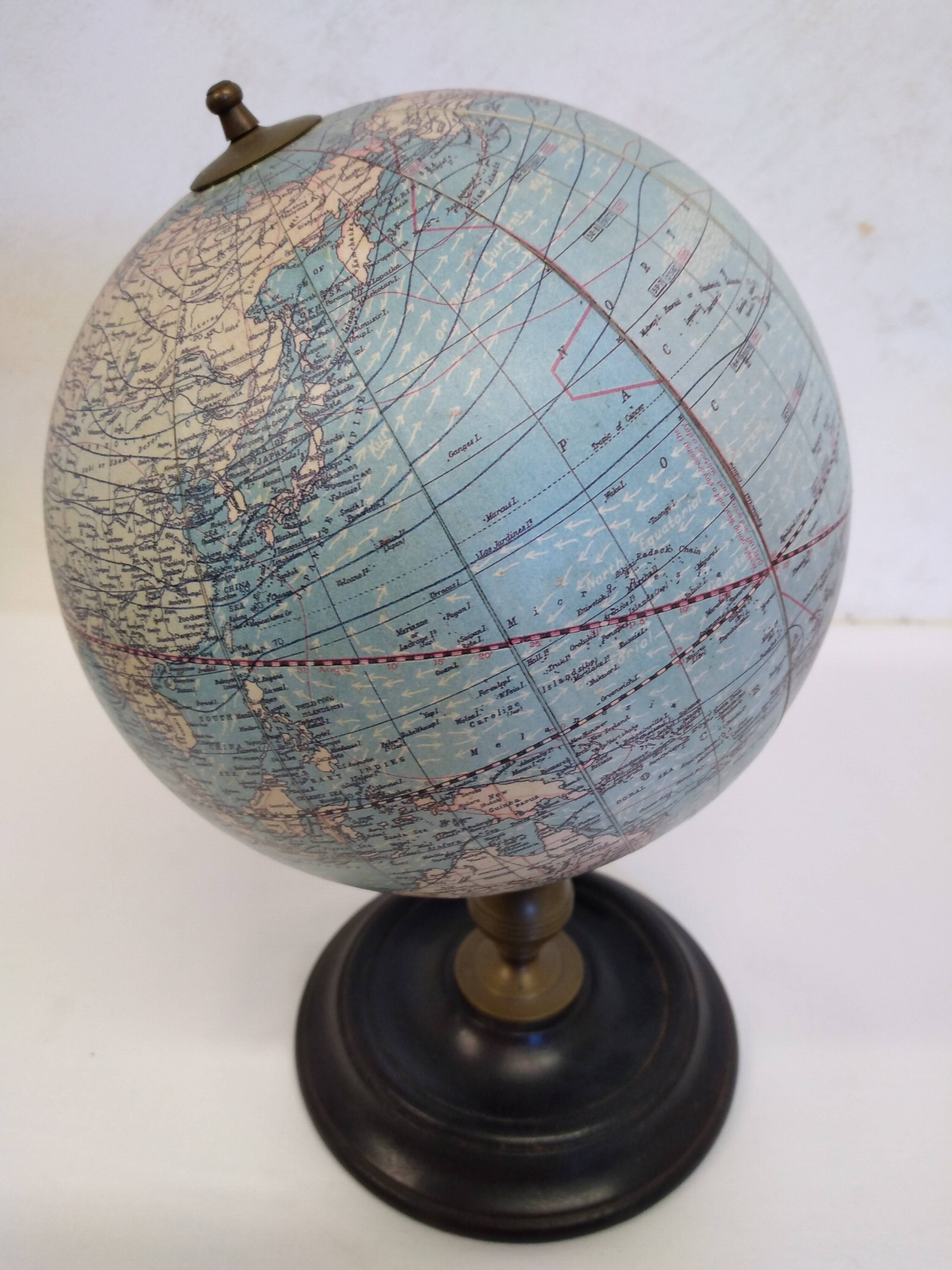 Ancient globe made in U.S.A