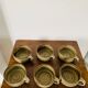Lot of Villenauxe sandstone cups Made in France